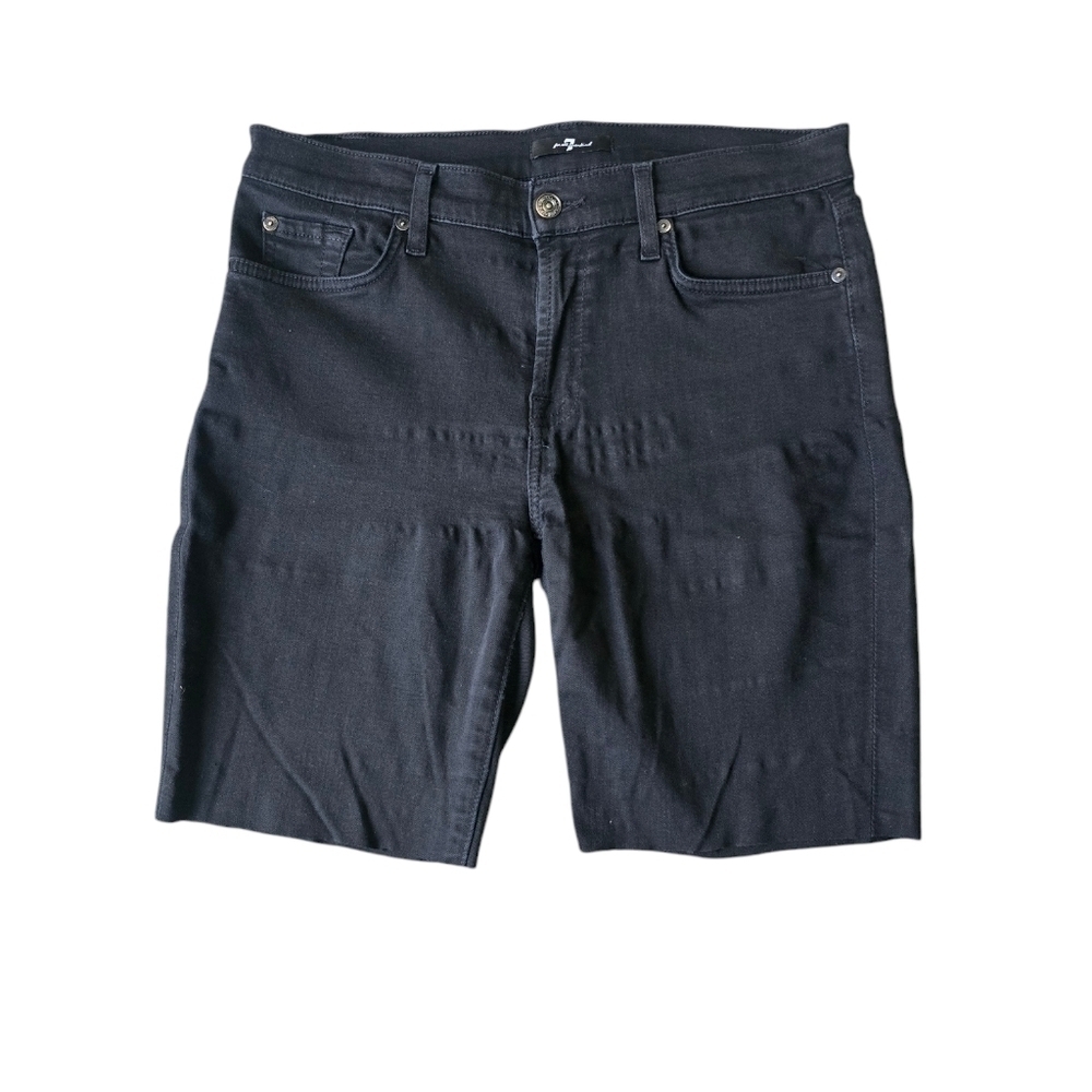 7 for all mankind Ankle Gwenevere black casual women's Short. Size 30
